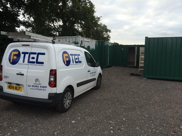 Fifields (@fifieldsdevon) on Twitter photo Wiring up the changing facilities at Exeter Rugby Youth Section ready for Saturday's open day #FTEC Wiring up the changing facilities at Exeter Rugby Youth Section ready for Saturday's open day #FTEC