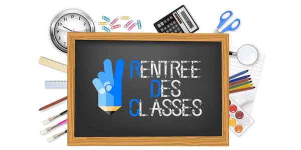 RDClasses's tweet photo. Bonne #rentréedesclasses et #reprise du boulot pour tous sous une journée ensoleillée ☀ ! 🕘 📂 ✂ 📎 ✒ ✏ 📏 📐 📕 #rentree http://t.co/sN43ajmsZO