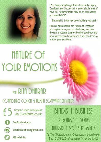 If you can make this event,  it will be worth your time. A new upcoming confidence coach in @RitaDharar <a href="/BindisinBiz/">Bindis in Business</a>