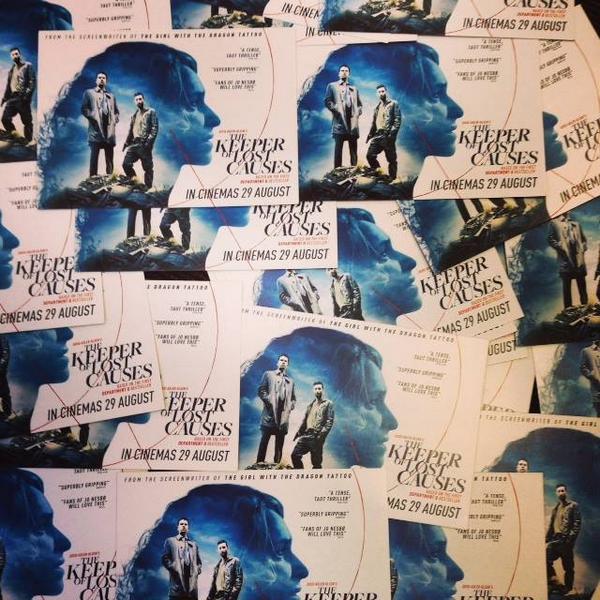 CinemaCityNrw's tweet photo. Getting some great reactions to @Department_Q #TheKeeperOfLostCauses

Have you seen it yet? http://t.co/zGAwnizmn7