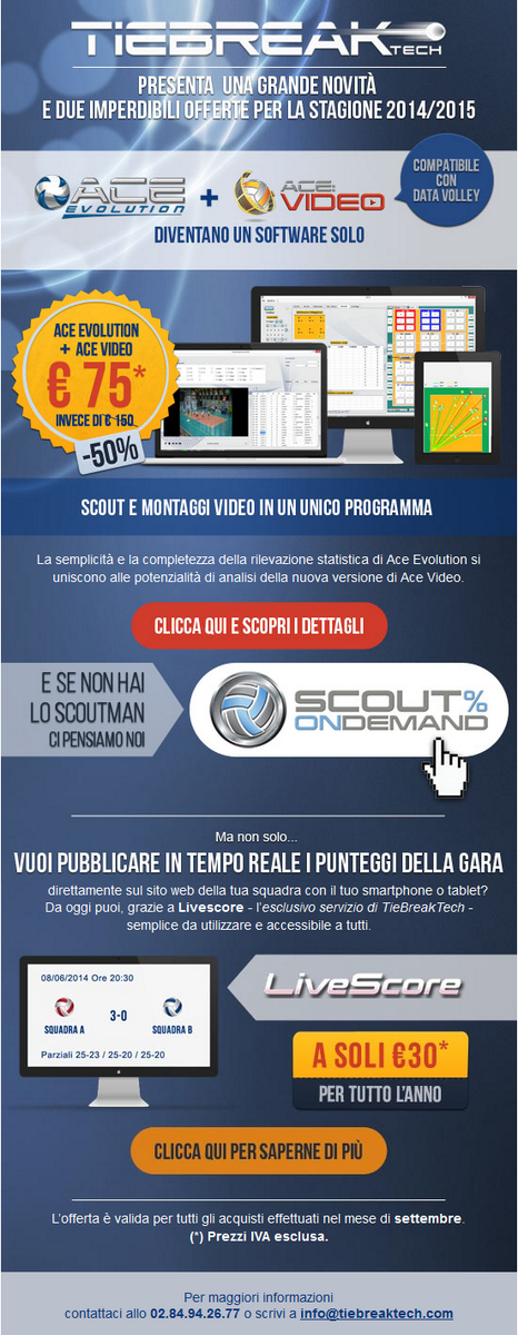 TieBreakTech's tweet photo. #volley #scout +montaggi #video in un unico software. Maggiori dettagli sul sito #TieBreakTech http://t.co/6oki8kxpT4 http://t.co/kFDWKYDHFW