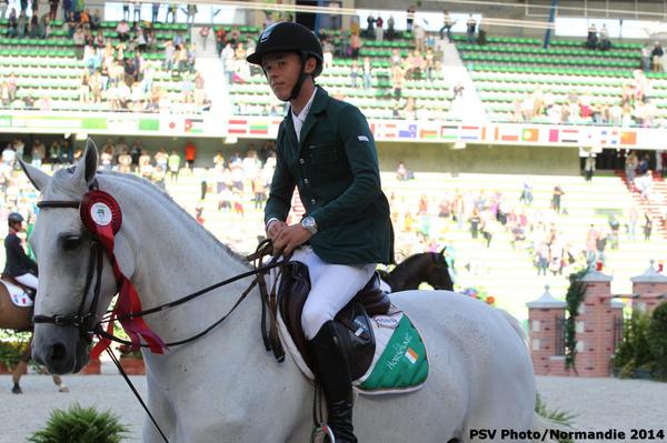 normandie2014's tweet photo. Picture of the winner of the day : Bertram Allen. 19 years old. Ireland. Remember that name.U'll hear a lot from him! http://t.co/EfJCklezli