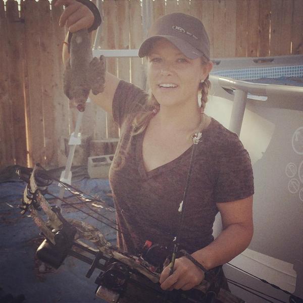 ProisHunting's tweet photo. Jen Cordaro dove hunting successfully with her bow! #prois #proiswasthere #badasserydefined http://t.co/LQcWffwyNt