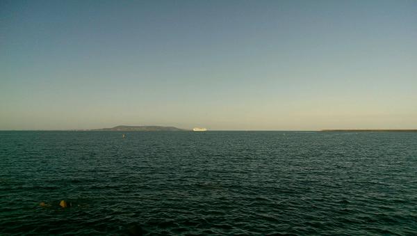 michaelc's tweet image. Post work swim. #perfectconditions