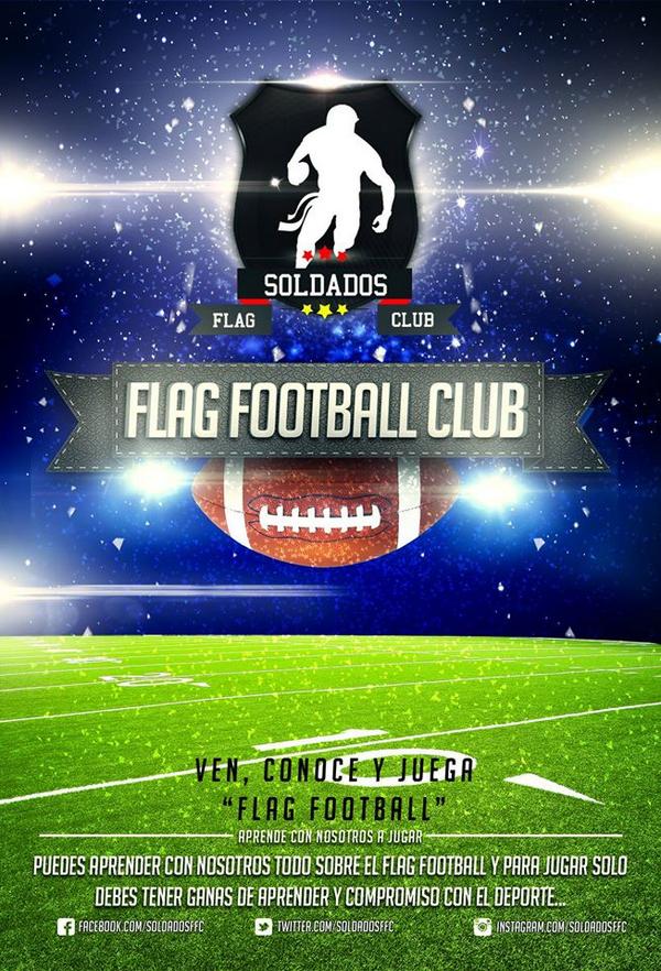 ActivaEsOnline's tweet photo. "@laea21: Anímate a conocer y prácticar el Flag Football. ¡Síguenos en nuestras Redes! @SoldadosFFC http://t.co/bsmQ6Cxkj7" Muy buena opción