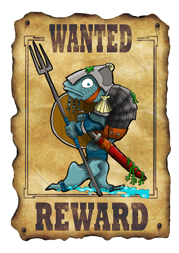 IG_MGC's tweet photo. Fear the [IG] Trout. Artwork by [IG] Farfa. @WaroftheVikings http://t.co/lQ0FX1SxgE