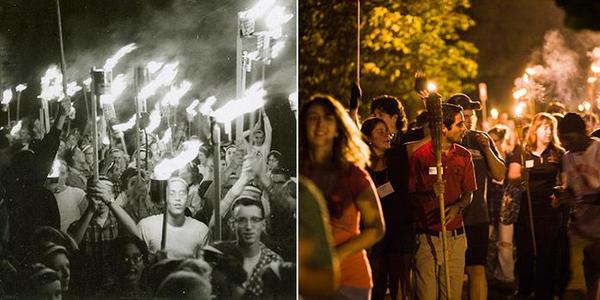 northcentralcol's tweet photo. The Torchlight Parade, a tradition since 1912, is among #NCWelcomeWeek activities: http://t.co/AVcb9TvK33 http://t.co/zxGzlnSUvu