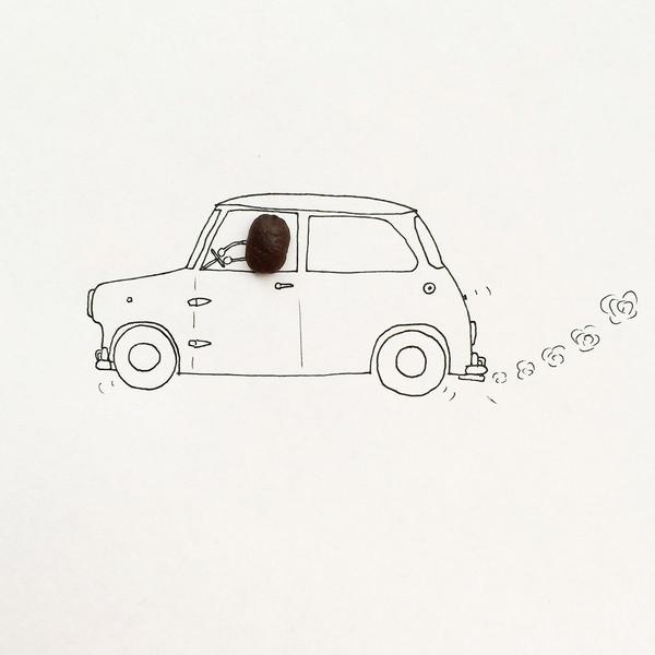 simplecoffeeart's tweet photo. Mister Bean and his Mini.
#simplecoffeeart #coffee #art #misterbean #mini #minicooper http://t.co/DIdLIlOjla