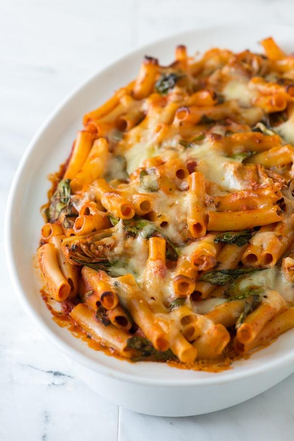 CookCool's tweet photo. Bump your ziti up a notch by adding spinach, artichokes &amp; pesto.

Full recipe here: http://t.co/jC0vc9yO5e http://t.co/BPRbnRz2qx