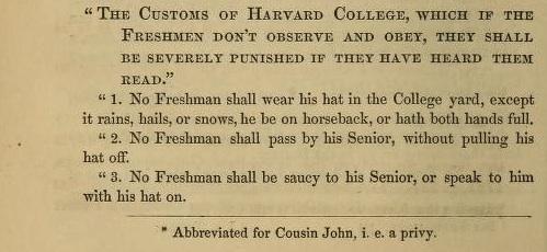 Slate's tweet photo. The strange, school-sanctioned mid-18th-century hazing rituals at Harvard: http://t.co/zHtS8gmvpI http://t.co/iNL3pwLXc4