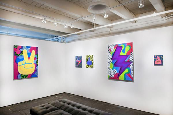 eb_hess's tweet photo. ✌Installation shot AUTO RESPOND: Out of the Office✌ @MicroArtSpace #painting http://t.co/nUsQc5JEpq http://t.co/edVZUB1f4F