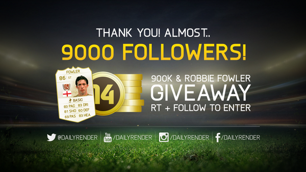 DailyRender's tweet image. Almost hitting that 9000 followers so a small giveaway to thank you guys! 900k + Legend Fowler. RT + FOLLOW to enter