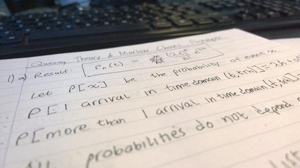 PatrickBuhagiar's tweet image. *Sigh* #ExamTomorrow #QueuingTheory #MarkovChains