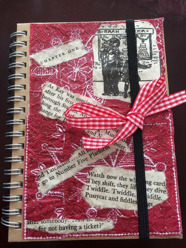 jorumofjoy's tweet photo. 'Box of Delights' by John Masefield themed A6 notebook. #decoupage #handmade http://t.co/MpeGvC2NwB