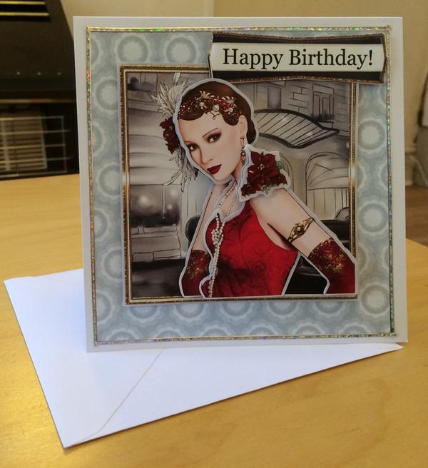 jorumofjoy's tweet photo. Art Deco birthday card #papercraft #birthdaycard #handmade http://t.co/1N0WIz3Br2