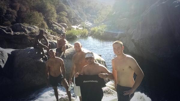 erniegast's tweet image. Sequoia trail running and a Lil bit of swimming fun #besomebody