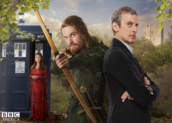 DoctorWho_BBCA's tweet image. Images from this week's episode of #DoctorWho 'Robot of Sherwood' premiering Saturday, Sept 6th 9/8c on @BBCAmerica!