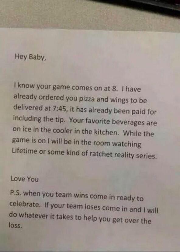 She's a keeper..