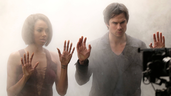 cwtvd's tweet photo. What's beyond The Other Side? @KatGraham and @iansomerhalder return for #TVD Season 6 in ONE MONTH! http://t.co/kKr0rytgJT