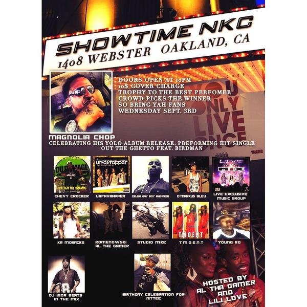 LiveExclusiveMu's tweet image. Live exclusive music group this Wednesday in oakland wit Magnolia chop come see us press play