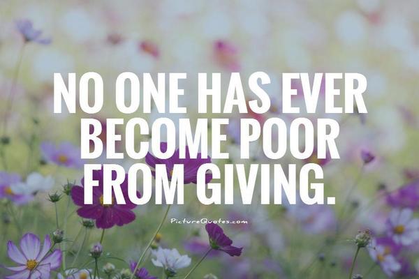 RT @KariJoys: #NationalComplimentDay: 

No one has ever become poor from #Giving. 

#JoyTrain #Joy #Love #Kindness #SelfLove #kjoys #ThankfulThursday #ThursdayThoughts  #ThursdayMotivation #ThursdayMorning  RT @10MillionMiler @jeffsheehan