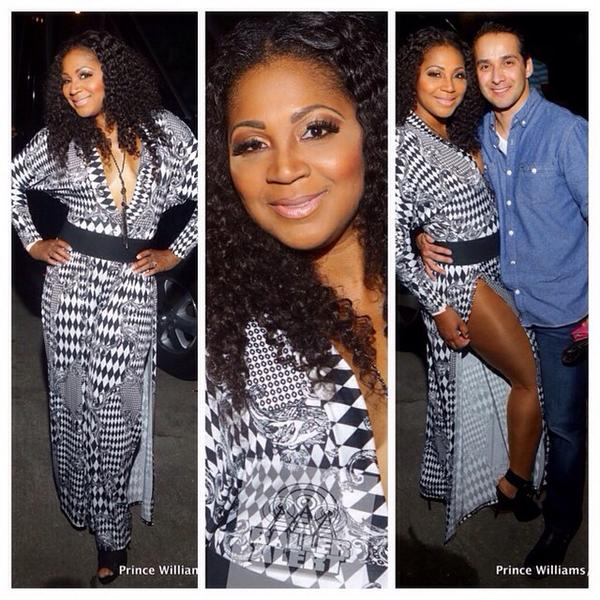 BFValues's tweet photo. -NEW PHOTO- @TrinaBraxton &amp; @TrinaAndGabe out this weekend w/ @TamarBraxtonHer &amp; Vince in ATL! http://t.co/wRYLx1sLWH
