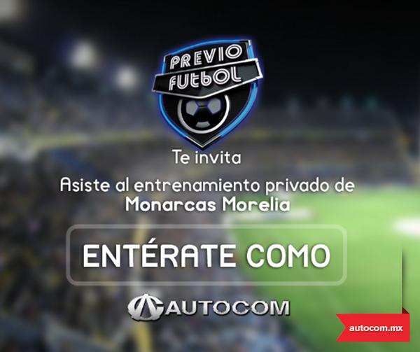 autocom_mx's tweet photo. ¡Gánate una visita al entrenamiento privado de Monarcas Morelia! @previofutbol te invita: http://t.co/8UaBhVMUM1 http://t.co/dsA3rIAegV