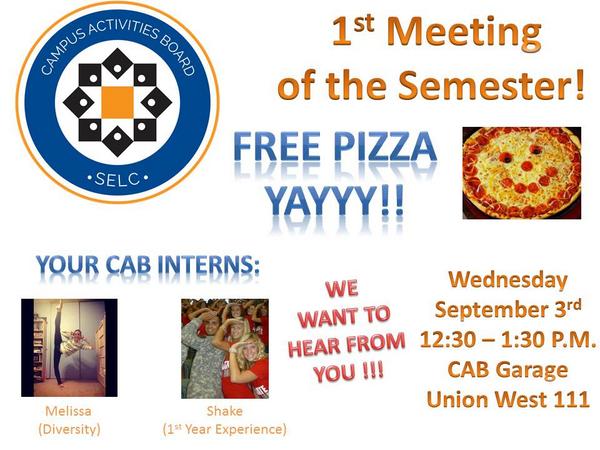 UTEPCAB's tweet image. 1st CAB Meeting tomorrow!!we shall see you guys there!!
