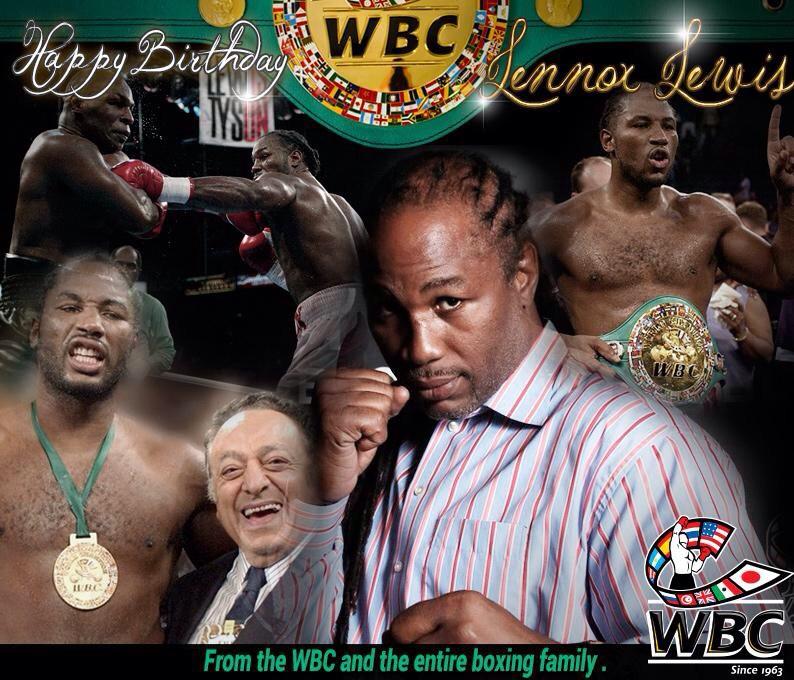 REmessage & wish one of the best Heavyweights weve ever had a very Happy Birthday.

Lennox Lewis. 