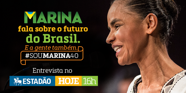 #Equipe40 - Acompanhe! marinasilva.org.br/aovivo