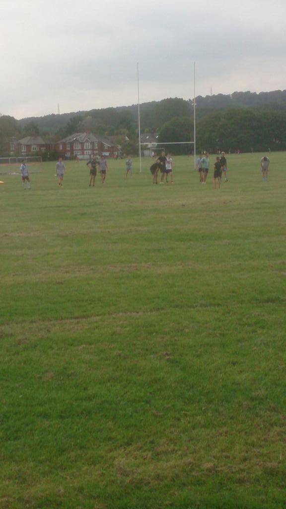 RhiwU16's tweet photo. Tough but quality training session today ready for our first game Sunday #putthroughtheirpaces http://t.co/MUIjMtuaco