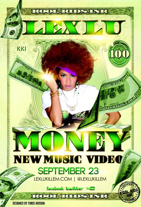 The8ae's tweet image. Hit New Single “M .O.N.E.Y.” 
Official video dropping September 23, 2014 #LexLu #KoolKidsInk #MONEY