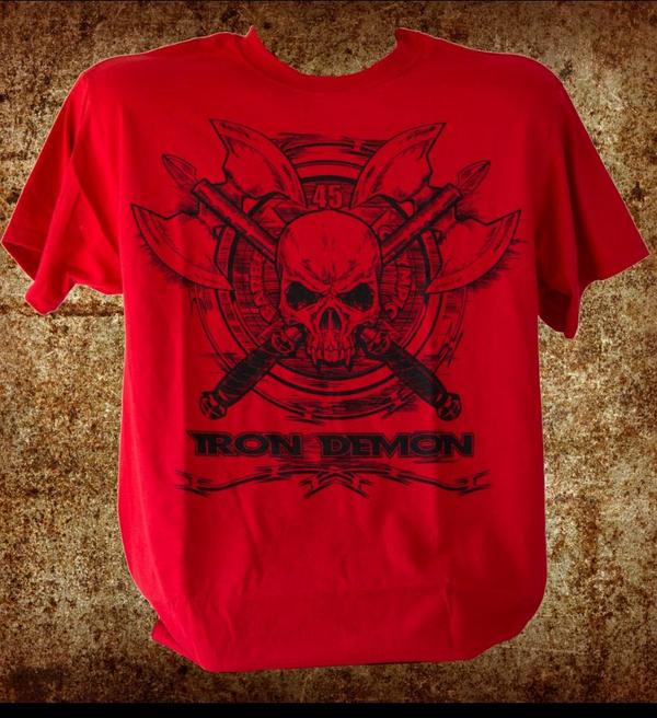 theirondemon's tweet image. New shirts finally arrive Friday! #IronDemon s-l 15$ and any plus sizes 20$. Hmu if ya want a order!