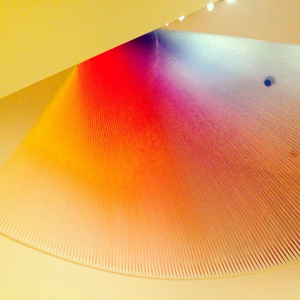 blushisthecourt's tweet image. @gabrieldawe&apos;s stunning spectrum stretcher &quot;Plexus Nr. 27&quot; up @crystalbridges #StateoftheArt