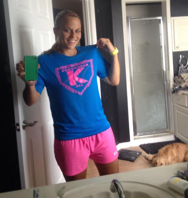 BackwardsKJax's tweet photo. Got my new drifits in! Rockin' my logo! 😁💁 #backwardskjax #steez #logoswag #morewherethatcamefrom! http://t.co/zbsfsrZI9m