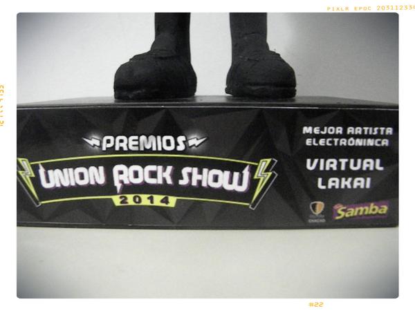 VirtualLakai's tweet photo. Gracias fans, amig@s y seguidores x hacerlo posible, gracias @unionrockshow por las nominaciones estamos muy felices http://t.co/yqO9tjoQul
