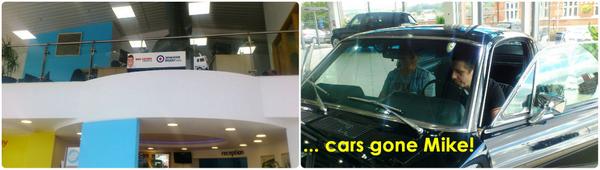 LynneHaywood's tweet image. At #MikeBrewer Showroom today in #Sheffield
Your #mustang cars gone Mike!
Son Julian took a fancy to it!