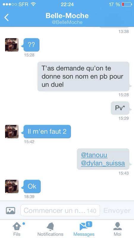 dylan_suissa's tweet photo. @SachaBenarroch @EdenBesnainou voilà la conversation de @tanouu se fragile http://t.co/LMFP29jT3H