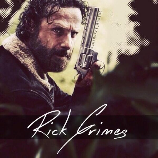 Cherokee_RoseWD's tweet photo. RETWEET if you think #RickGrimes is going to be BADASS in season 5! http://t.co/cZhH8C7y58