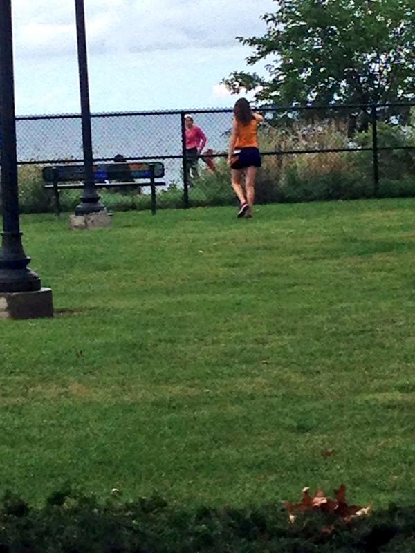 carostrachan1's tweet photo. I take pictures while @callanforan yells at idiots who climb the fence and sit on the cliff HAHAHAHA #edgewatercrew http://t.co/hBt8M6aryu