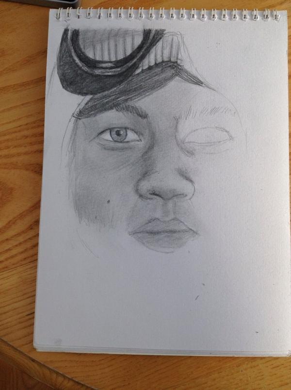 Work in progress drawing of @Calum5SOS #5SOS #FanArt5sos