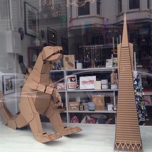 ParkandPond's tweet image. In progress today! #gridkit #godzilla #transamerica #sf #bayarea #locallove #cardboard #IG