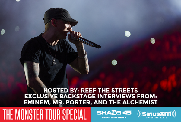 ShadyRecords's tweet image. Catch #TheMonsterTour Special on @Shade45 w/ interviews from @Eminem, @mRpOrTeR7 &amp;amp; @Alchemist: shady.sr/TourSpecial