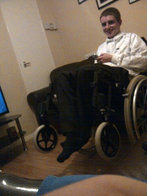 jphillips3190's tweet image. This what happens when u have a wheelchair and your mate is round ! #disabledproblems