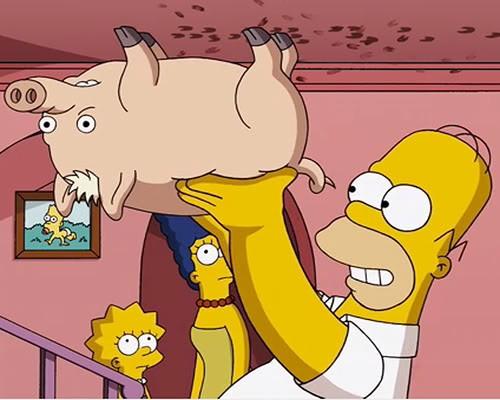 SimpsonsforLife's tweet image. Spider Pig, Spider Pig does whatever a spider pig does, can swing from a web , no he can't he's a pig!