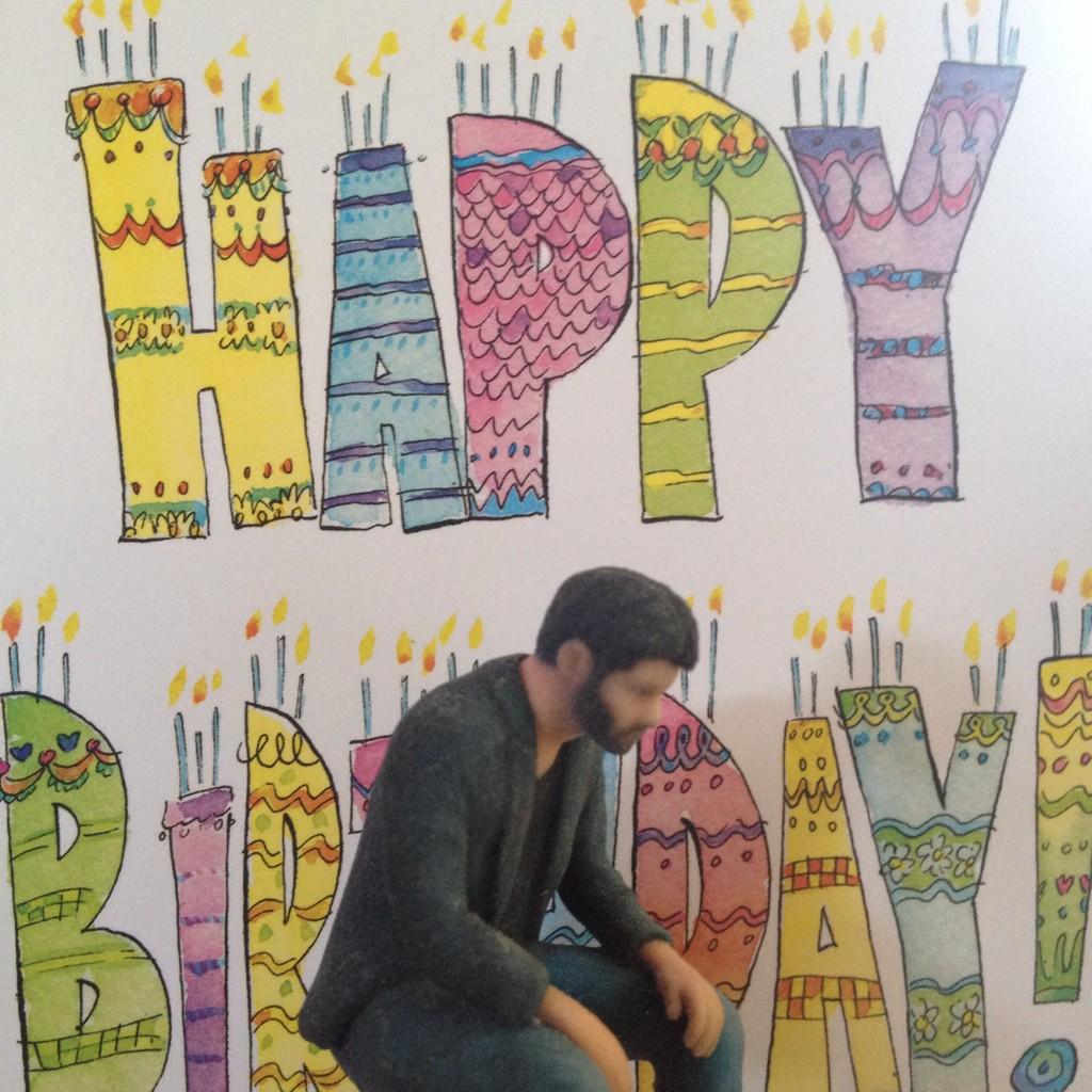 Hes not exactly happy about it.  Wha? No mention of Keanu Reeves birthday today? 