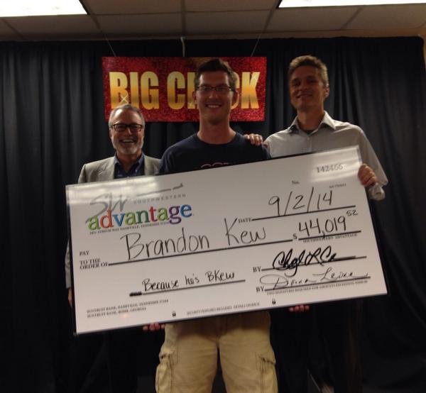 SW_FORCE's tweet photo. @SWdealers @southwestern That is a BIG check Brandon Kew! http://t.co/kw4JoaX4EU