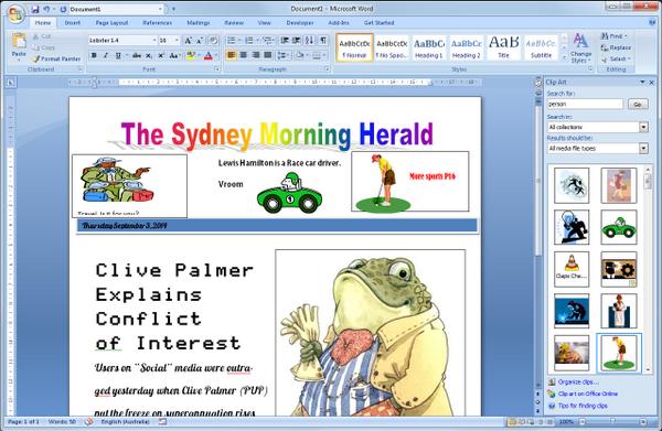 ReidParker_'s tweet photo. I've saved some time for @smh and sorted out tomorrow's front page for them. http://t.co/SaF6kWRcn4