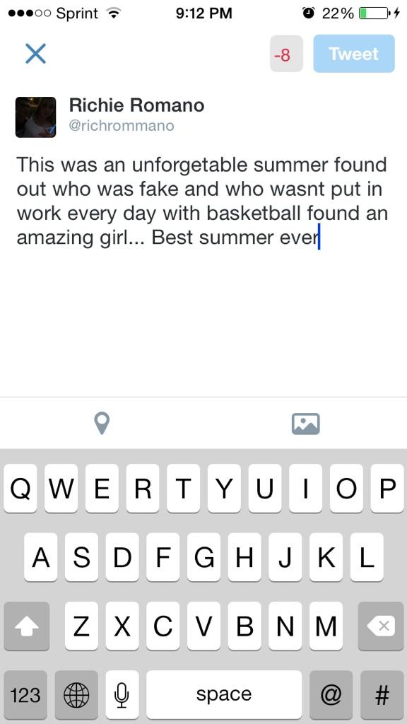 Richromano14's tweet photo. Deadass im gonna miss it #byesummer2k14 http://t.co/5lEcfINDHD