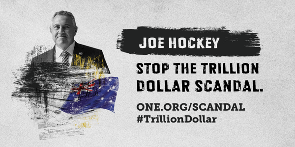 SupermodelBand's tweet image. .@JoeHockey This is your chance to make history. Stop the #TrillionDollar Scandal this #G20 one.org/scandal